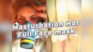 Masturbation Hot with Full Face Mask