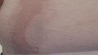 Dropping water to my white shirt belly button reveal