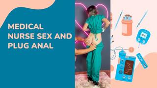 nurse plug anal sex couple
