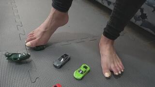 Watch My Feet Crush Your Toy Cars