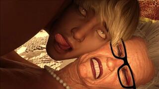 Hexagon - Granny on Young Femdom