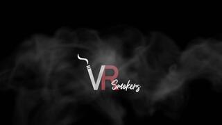 Smoking video in green lingerie professionally shot