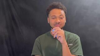 Troyblack smokes a new vape