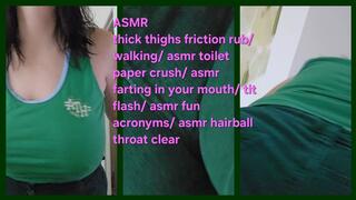 ASMR BRATTY PRINCESS ANNABELLE WEARS GREEN CORDUROY THE THIGH RUBS ARE REAL