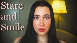 Stare at you, and waiting for your cum