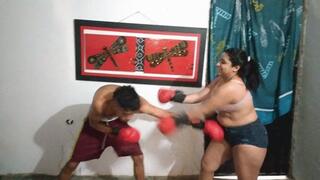 THE BEST BOXING VIDEO WITH MY EX BOYFRIEND