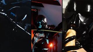 3 MISTRESSES GIVE THE RUBBER SLAVE A MEDICAL EXAMINATION - PART 1