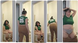 Sipping On Herbal Tea Peeing and Looking Cute