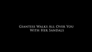 Giantess Walks All Over You With Her Sandals - Mari Merlowe 720p