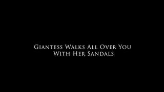 Giantess Walks All Over You With Her Sandals - Mari Merlowe WMV
