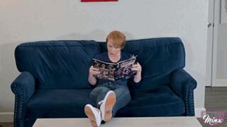 Izzabella - Bound, Gagged, Toe-tied and Tickled Sitter (WMV Format)