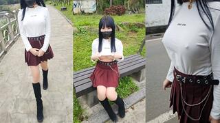 Outdoor Nipple Erection Examination