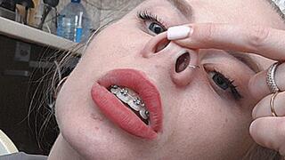 Upturned nose and nose piercing! MP4