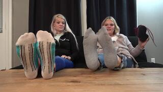 Skylight And Makayla Show Off Sweaty Soles