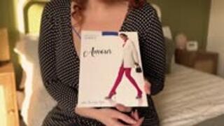 Lady Langford Reviews - Amour Crotchless Hip Gloss 20D Tights in Blue