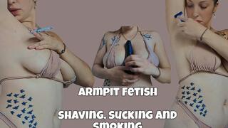 shaving, sucking and smoking