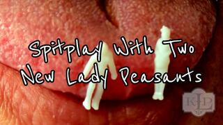 Spitplay With New Lady Peasants