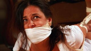 Foot Dominatrix Jamie Daniels is a Bratty and Defiant Real Estate Agent: Robbed, Bound and Gagged!