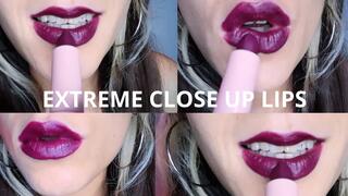 EXTREME CLOSE UP LIPS