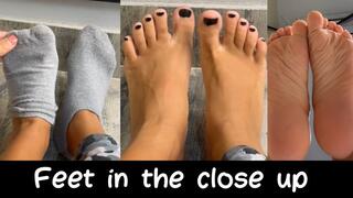 Foot fetish + close up