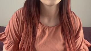 Angry and disgusted pregnant JOI while telling you to hurry up