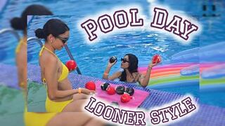 Pool day looner style