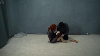 Mummification with bandages in a vacuum bag