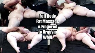 Full Body Fat Massage & Fingered to Orgasm (WMV)