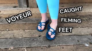 Voyeur Caught Filming Feet