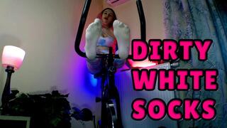 Lady Angela dirty smelly white socks fetish