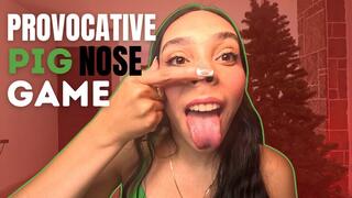 PROVOCATIVE PIG NOSE GAME