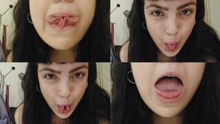 Different movements that I do with my tongue