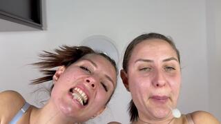 Double throat cleaning