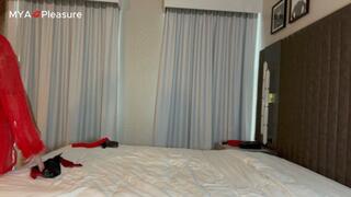 Bondage Bedroom Lapdance-Side Angle