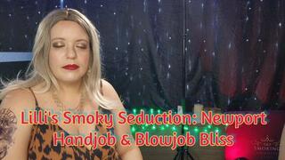 Lilli's Smoky Seduction: Newport Handjob & Blowjob Bliss - SGL112