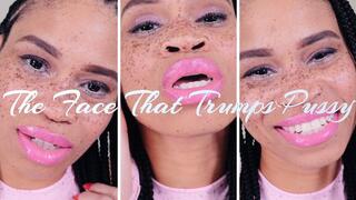 The Face That Trumps Pussy- Ebony Femdom Goddess Rosie Reed Face Fetish Mesmerize Pussy Denial Slave Training- 1080p HD