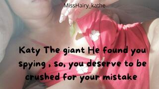 Giant masturbating and crushing