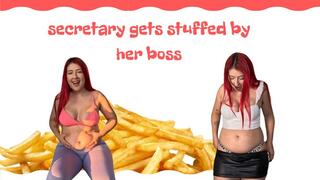 secretary gets stuffed by her boss