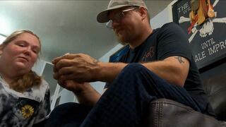 Katie gets a mouth soaping