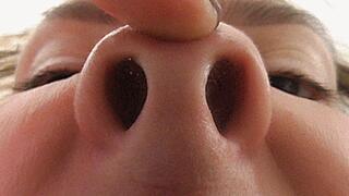 BIG NOSTRILS OF A PIG'S NOSE!