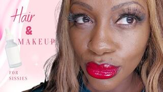 Day 22 Sissy training programme: Hair and makeup for sissies