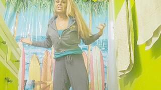 Giantess Smashing Tall Buildings and Walks Around