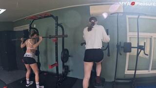 Sore Feet&Muscle Worship In Gym