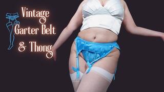 Vintage Garter Belt and Thong