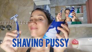 Traditional pussy shaving