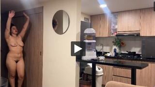 Would you like to be eaten by Giantess cinicluu? naked, with big tits, big ass, and perfect big feet 1080P MP4