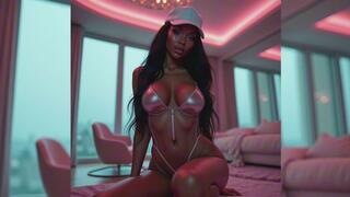 Bratty Ebony Princess: Beta Training Phone Call with Subliminals