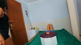 Farting in box, part 1, by Veronica Lins and Slave Faby, (cam by Manu) FULL HD