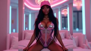 Bratty Ebony Princess: interactive degradation training call