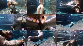 Under Water Footage Enjoyment Blowjob And Fucked_4K